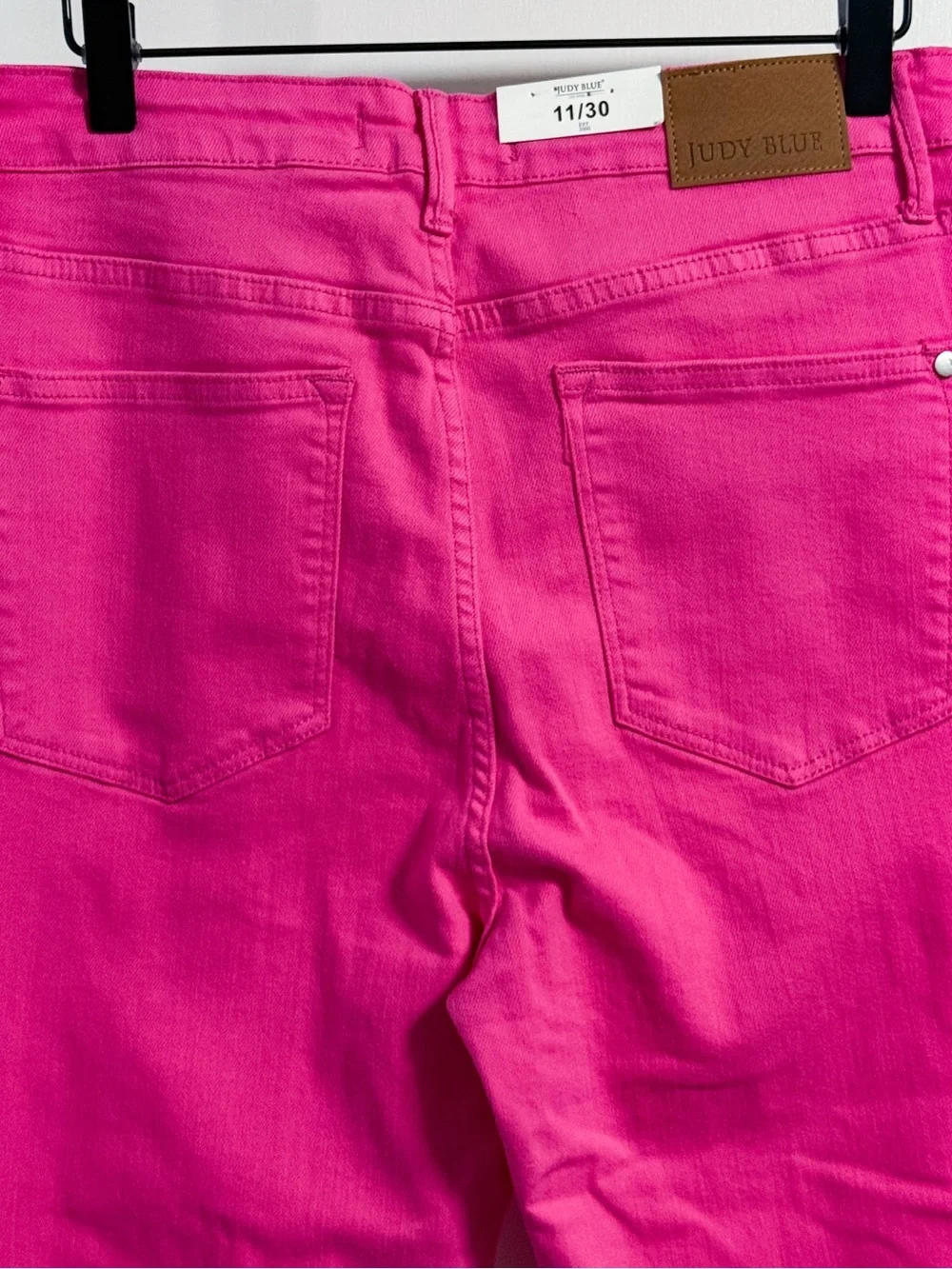 Judy Blue Pink Garment Dyed High Waist Flare Jeans 11/30 NWT - Picture 10 of 17
